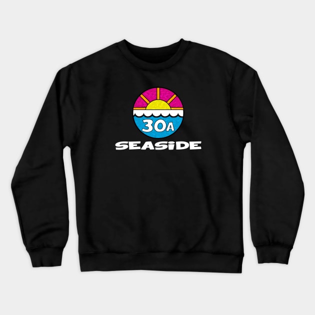 30A Seaside Florida Route 30 A South Walton SOWAL Crewneck Sweatshirt by heybert00